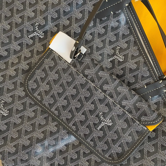 BRAND NEW W/ TAGS Goyard St. Louis PM Gray - Picture 6 of 9